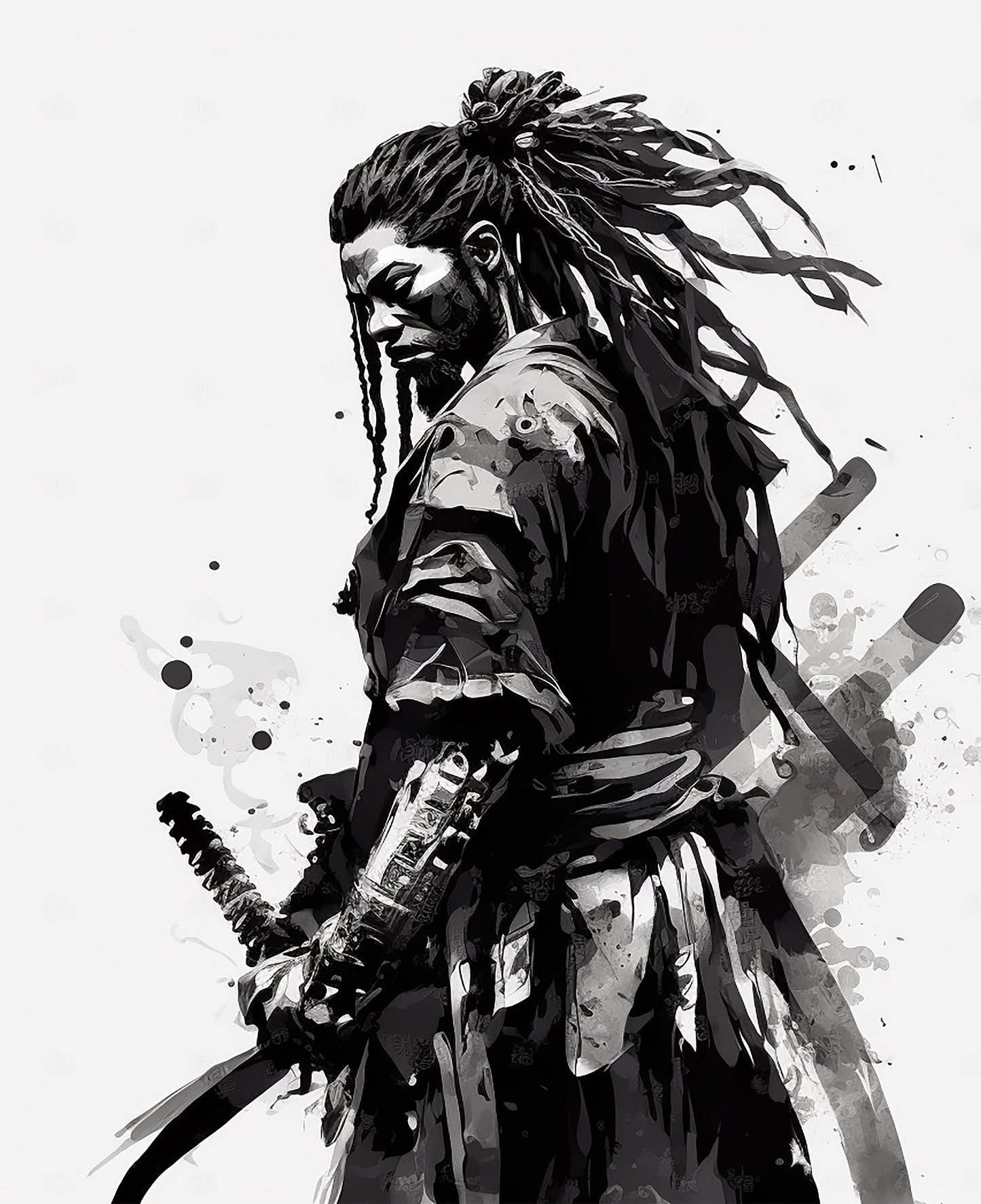 KABRIT "Rasta Samurai" Tee Unisex